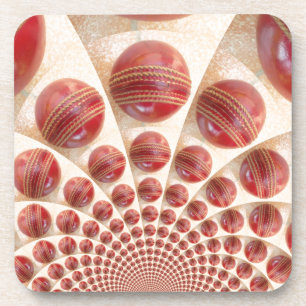 Leder Ball Rhythm Cricket Bälle: Rhythmische Anord Untersetzer