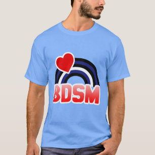 LEDER / BD REGENBOGENFLAGGE T-Shirt