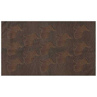Leder-Blick Kaninchen-Dunkelheit Tischdecke