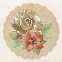 Leder-Blume und Wildlederkunst