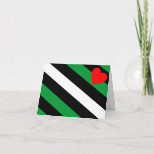 Leder Boi Stolzflagge Karte