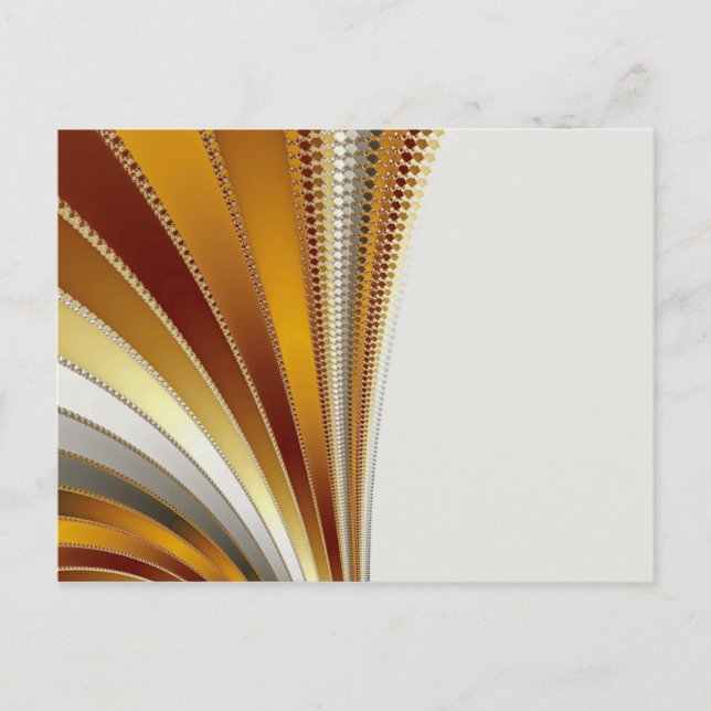 Leder - Fraktal Postkarte (Vorderseite)