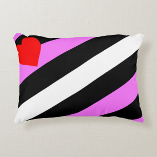 Leder-Girl-Pride-Flagge Dekokissen