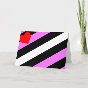 Leder-Girl-Pride-Flagge Karte