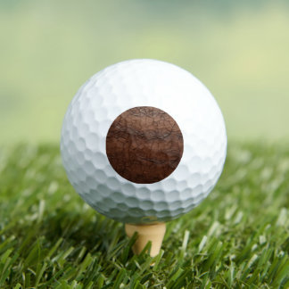 Leder golfball