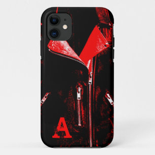 Leder Jacket Red "Monogram" iPhone 5 Fall title_seo2