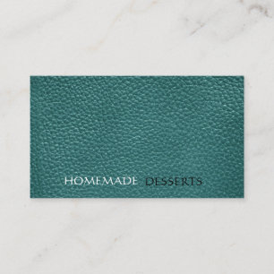 Leder minimalistisch visitenkarte