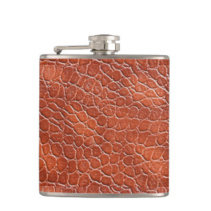 Leder Muster Flachmann