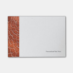 Leder Muster Post-it Klebezettel