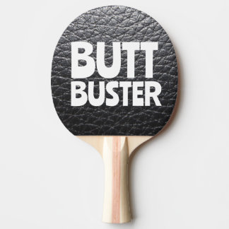 LEDER-Optik FUNNY BUSTER PING-PONG-SCHLÄGER Tischtennis Schläger