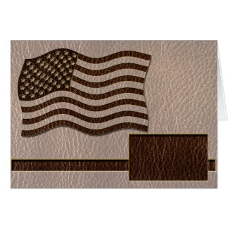 Leder-Optik USA-Flagge Soft