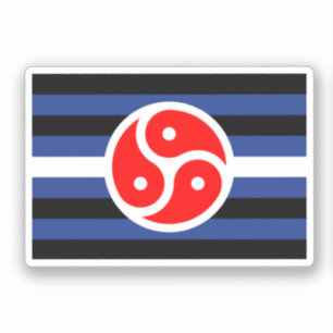 Leder-Praxis-Stolzflagge Aufkleber