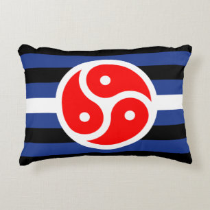 Leder-Praxis-Stolzflagge Dekokissen