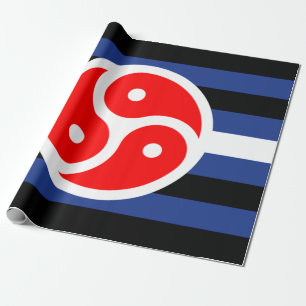 Leder-Praxis-Stolzflagge Geschenkpapier