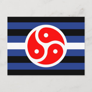 Leder-Praxis-Stolzflagge Postkarte