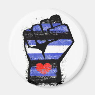 Leder Pride Faust Magnet