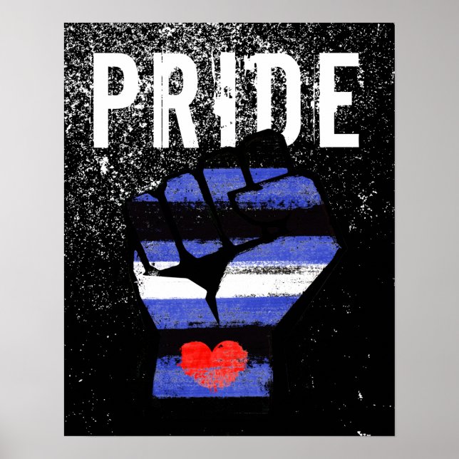Leder Pride Faust Poster (Vorne)