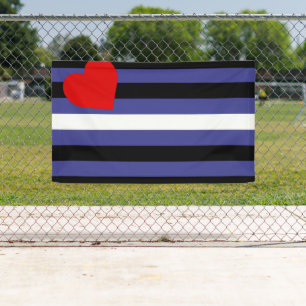Leder-Pride-Flagge Banner