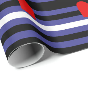 Leder-Pride-Flagge Geschenkpapier