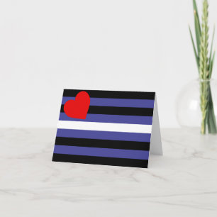 Leder-Pride-Flagge Karte