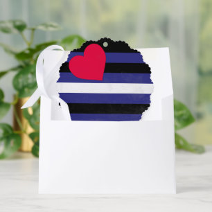 Leder-Pride-Flagge Ornament Karte