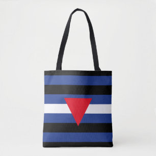 Leder Queer Pride-Flagge Tasche