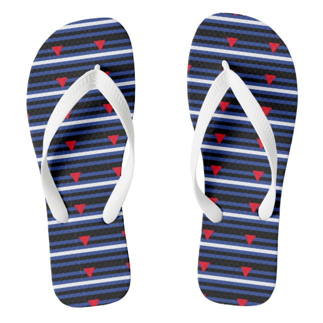 Leder Queer Stolz Flip Flops (Fußbett)