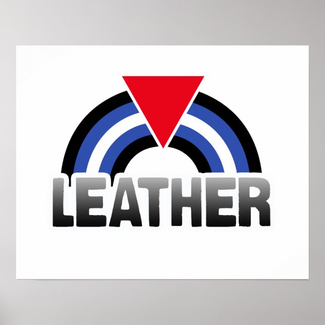Leder Queer Stolz Poster (Vorne)