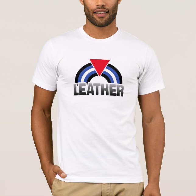 Leder-Queer Stolz T-Shirt (Vorderseite)