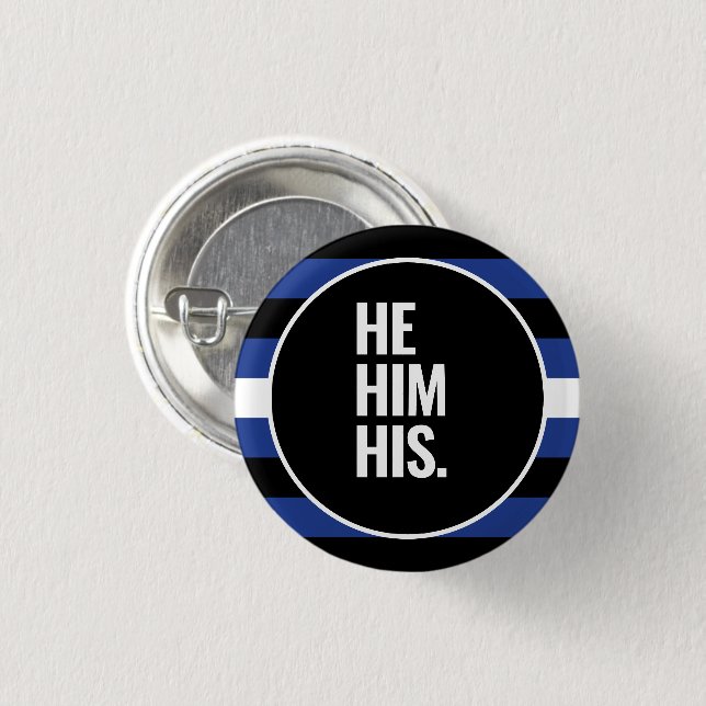 Leder Stolz Button (Vorne & Hinten)