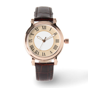 Lederband Business Watches für Männer und Frauen Armbanduhr