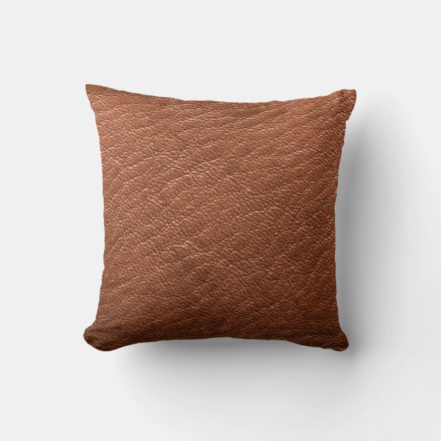 Lederbekleidung Kissen (Vorderseite)