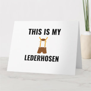 Lederhosen Karte