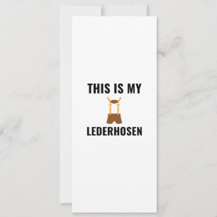 Lederhosen Karte