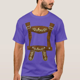 Lederhosen Suspenders Oktoberfest Kostüme Bayerisc T-Shirt