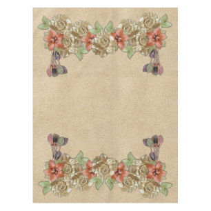 Lederleder-Blume Tischdecke