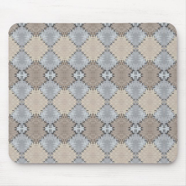 Ledermuster aus matten ertonten Imitaten Mousepad (Vorne)