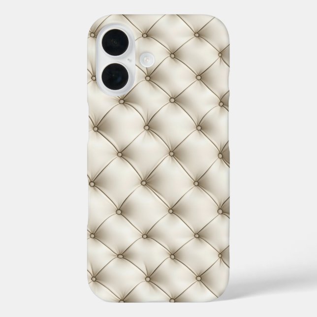 Ledermuster iPhone 16 Hülle (Rückseite)