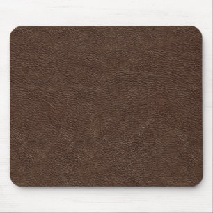 Lederne Beschaffenheit Browns Mousepad