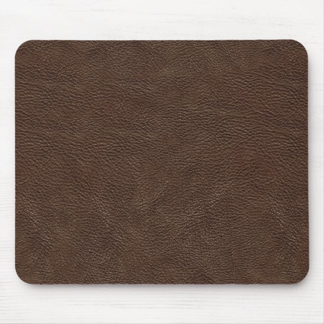 Lederne Beschaffenheit Browns Mousepad (Vorne)