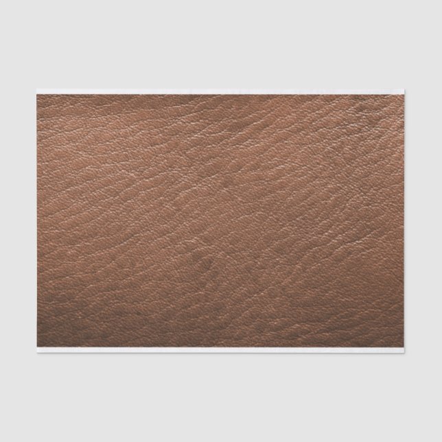 Lederne Beschaffenheit Browns Seidenpapier (Vorderseite)