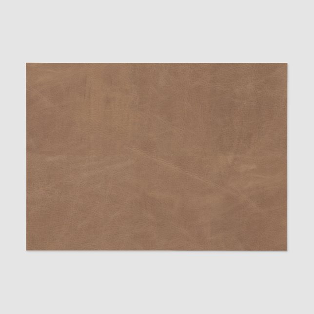 Lederne Beschaffenheit Decoupage Browns Seidenpapier (Vorderseite)