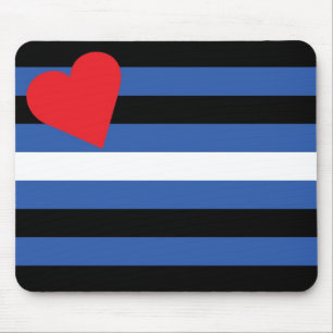 Lederne Flagge (traditionell) Mousepad