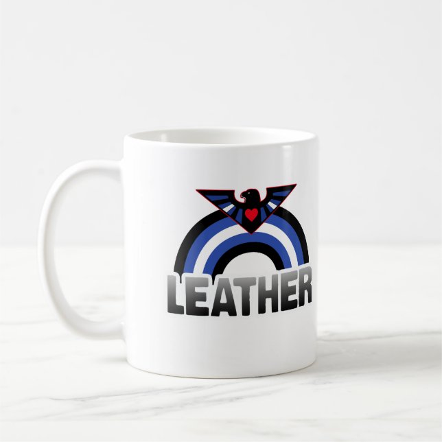 Lederner Eagle-Stolz Kaffeetasse (Links)