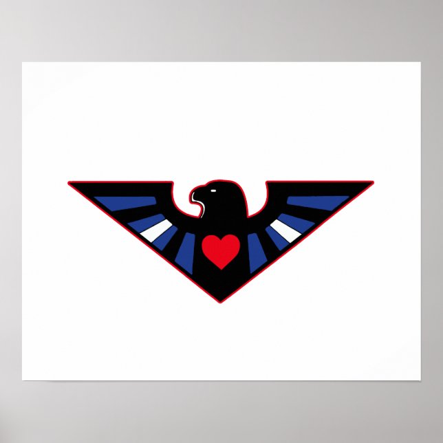 Lederner Eagle-Stolz Poster (Vorne)