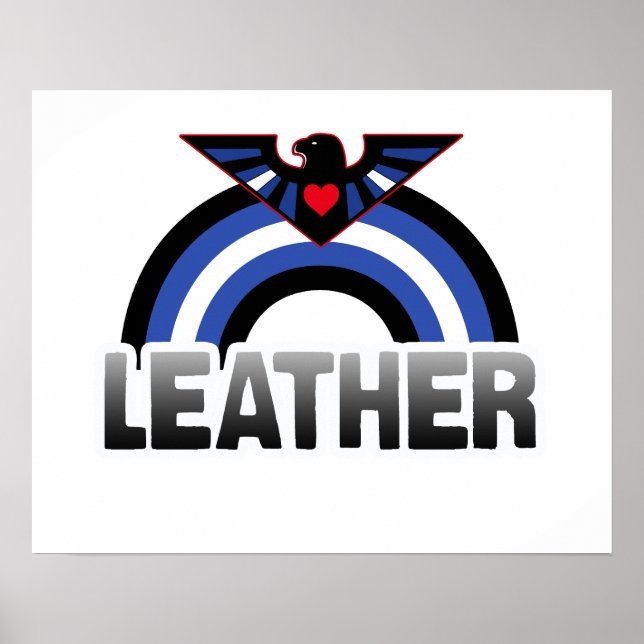 Lederner Eagle-Stolz Poster (Vorne)