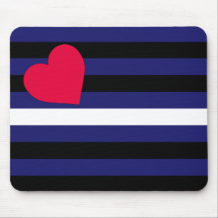 Lederner Latex und BDSM Stolz-Flagge Mousepad