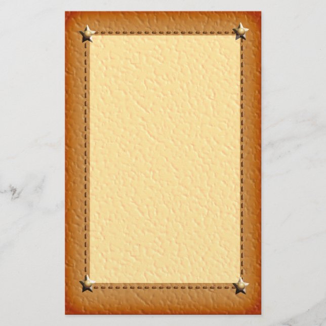 Ledernes Briefpapier (Vorderseite)