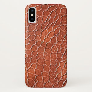 Ledernes Muster iPhone X Hülle