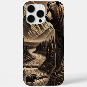 Lederschaubär durch Wasser iPhone 16 Pro Max Hülle